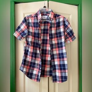 Goodfellow & Co Men's Plaid Casual Button Down Shirt - Red, Blue, White